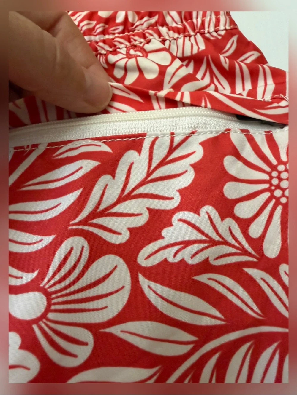 Fair Harbor The Anchor Shorts Red Hawaiian Floral Size XL